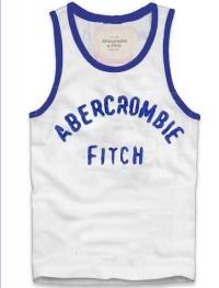 heren abercrombie and fitch tanktop wit blauw Sport Kleren Kopen 16arf969